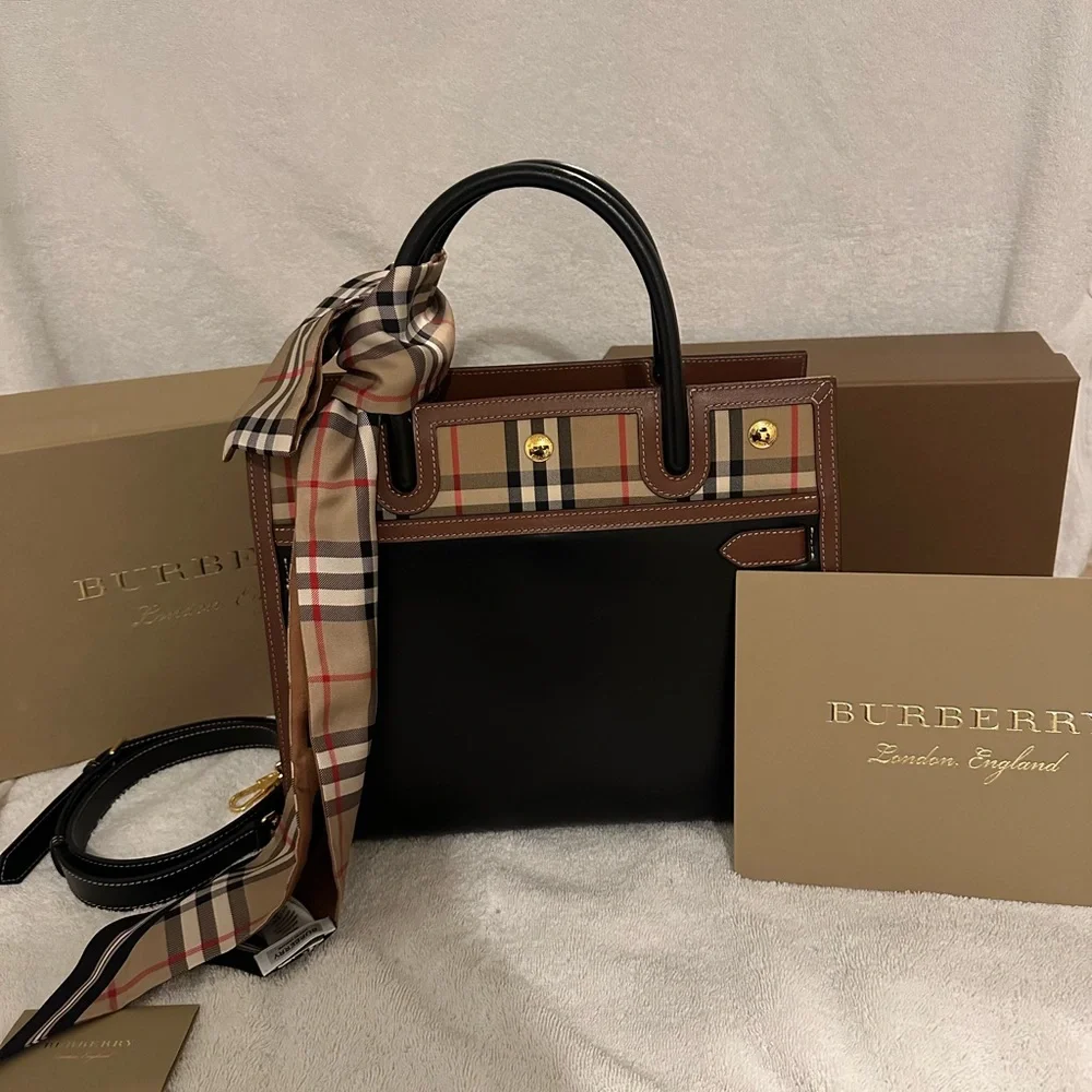 Burberry Tote/shoulder crossbody - Picture 14 of 16